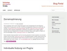 Tablet Screenshot of blogs.gm.fh-koeln.de